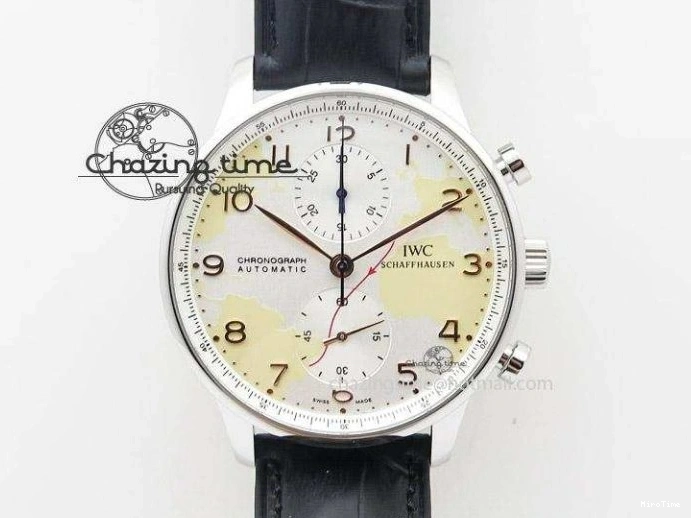 MIROTIME 0301 Portuguese Chrono RG IW371415 ZF 1:1 Best Edition Black Dial On Black Leather Strap A79350 (Slim Movement) FashionForward 7264